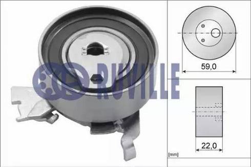 Ruville 55315 - Tensioner Pulley, timing belt car-mod.net