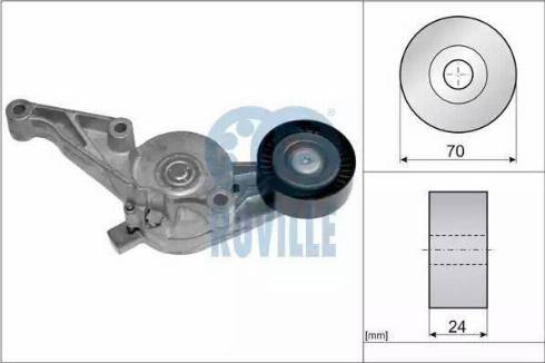 Ruville 55790 - Belt Tensioner, v-ribbed belt car-mod.net