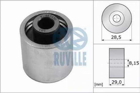 Ruville 55773 - Deflection / Guide Pulley, timing belt car-mod.net