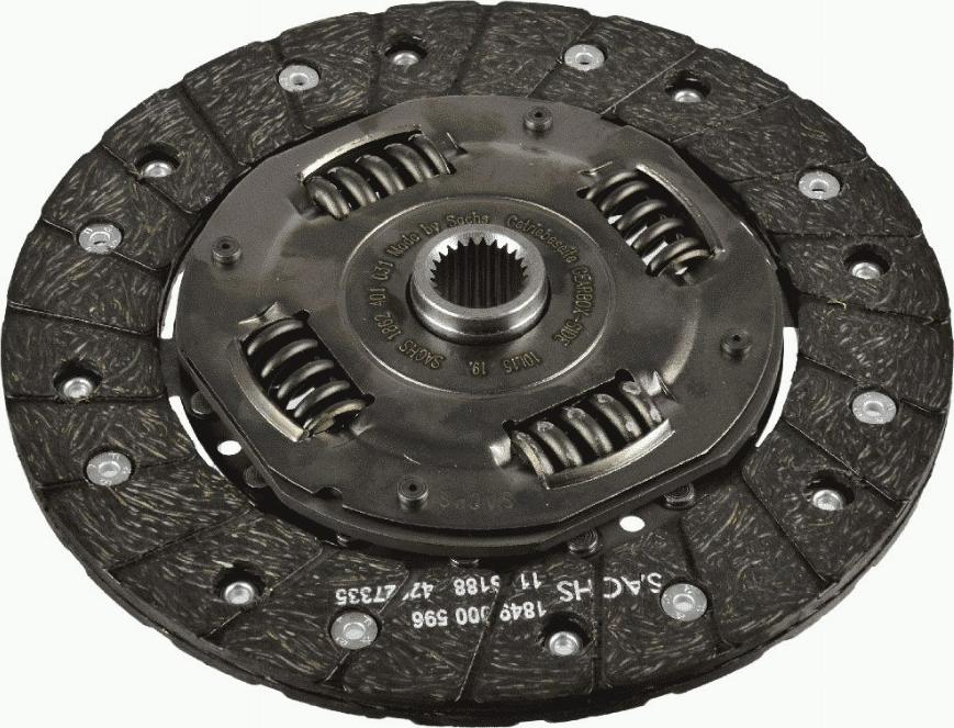 SACHS 1862 401 031 - Clutch Disc car-mod.net