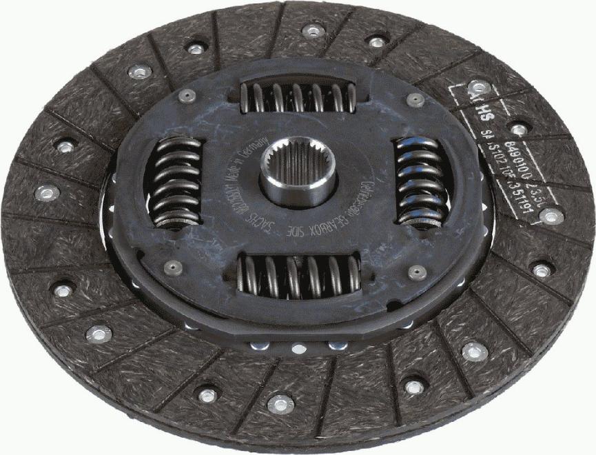 SACHS 1 862 265 031 - Clutch Disc car-mod.net