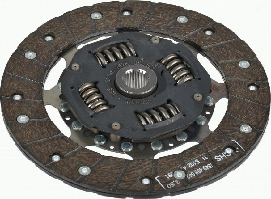 SACHS 1878 006 434 - Clutch Disc car-mod.net