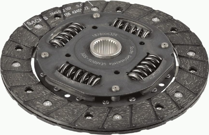 SACHS 1878 006 326 - Clutch Disc car-mod.net