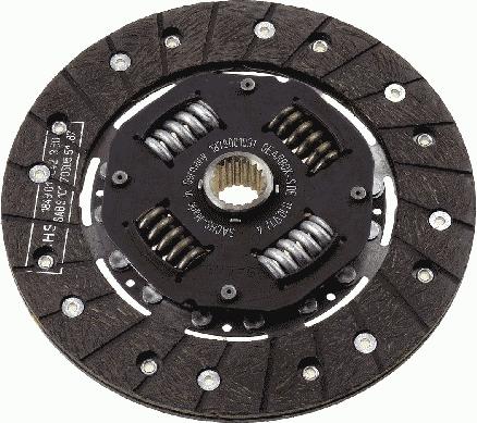 SACHS 1 878 001 031 - Clutch Disc car-mod.net
