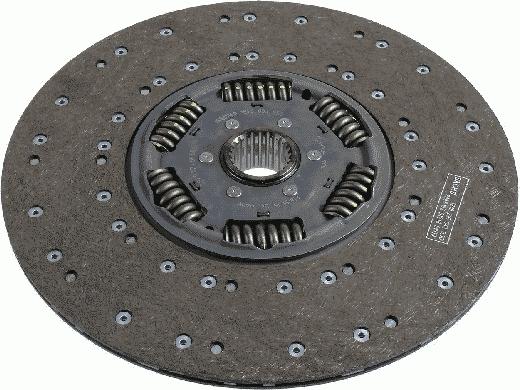 SACHS 1878 003 658 - Clutch Disc car-mod.net