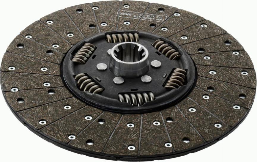 SACHS 1 878 002 071 - Clutch Disc car-mod.net