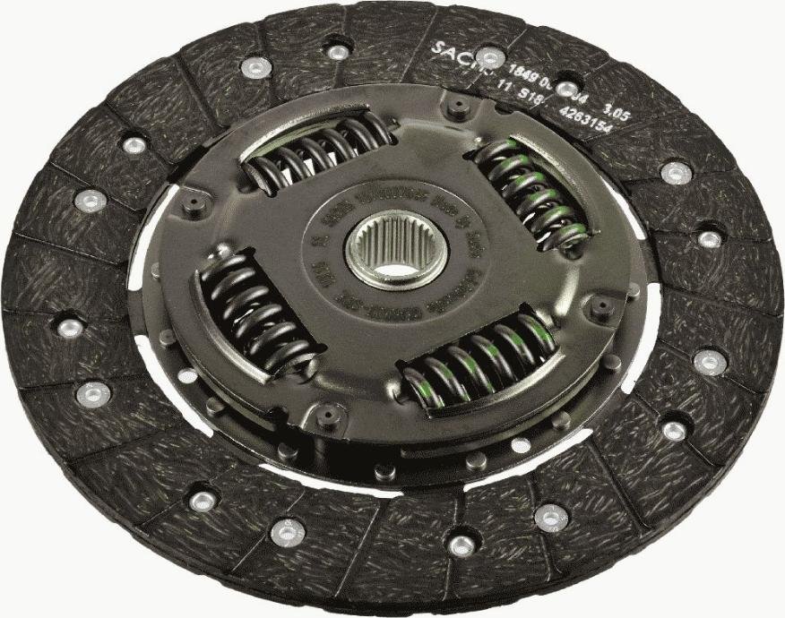 SACHS 1878 007 649 - Clutch Disc car-mod.net