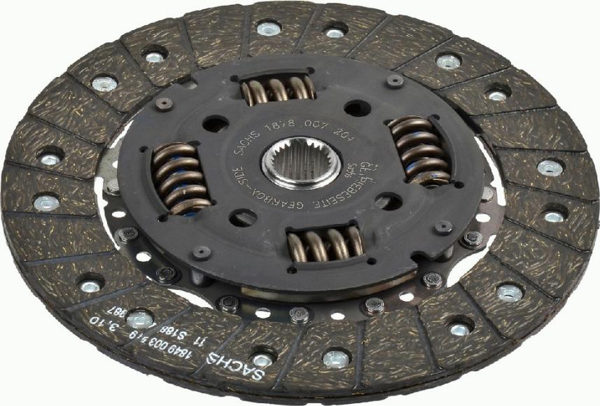 SACHS 1878 007 204 - Clutch Disc car-mod.net