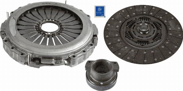 SACHS 3400 700 666 - Clutch Kit car-mod.net