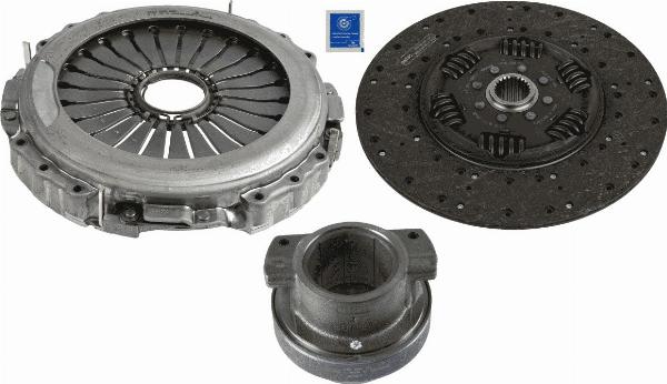 SACHS 3400 700 663 - Clutch Kit car-mod.net