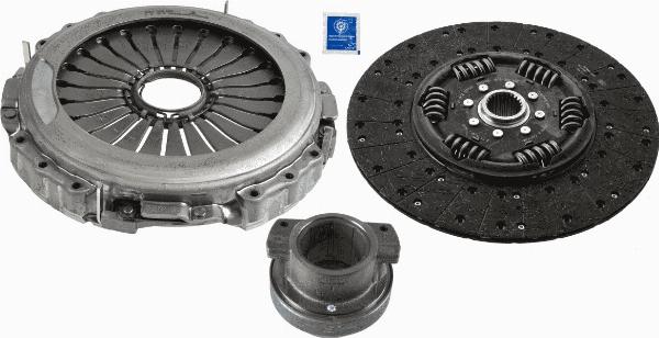 SACHS 3400 700 610 - Clutch Kit car-mod.net