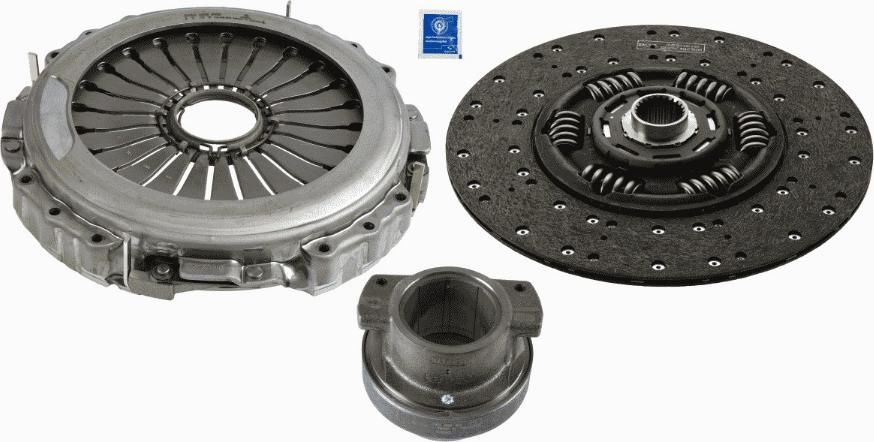 SACHS 3400 700 612 - Clutch Kit car-mod.net