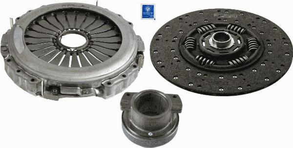 SACHS 3400 700 612 - Clutch Kit car-mod.net