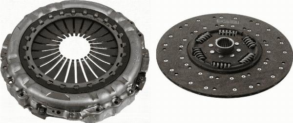 SACHS 3 400 700 358 - Clutch Kit car-mod.net