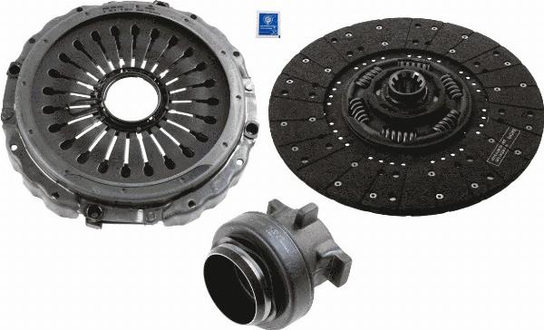SACHS 3400 700 364 - Clutch Kit car-mod.net