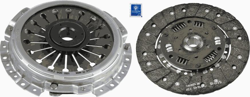 SACHS 3 000 855 301 - Clutch Kit car-mod.net