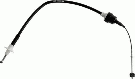 SACHS 3 074 003 312 - Clutch Cable car-mod.net