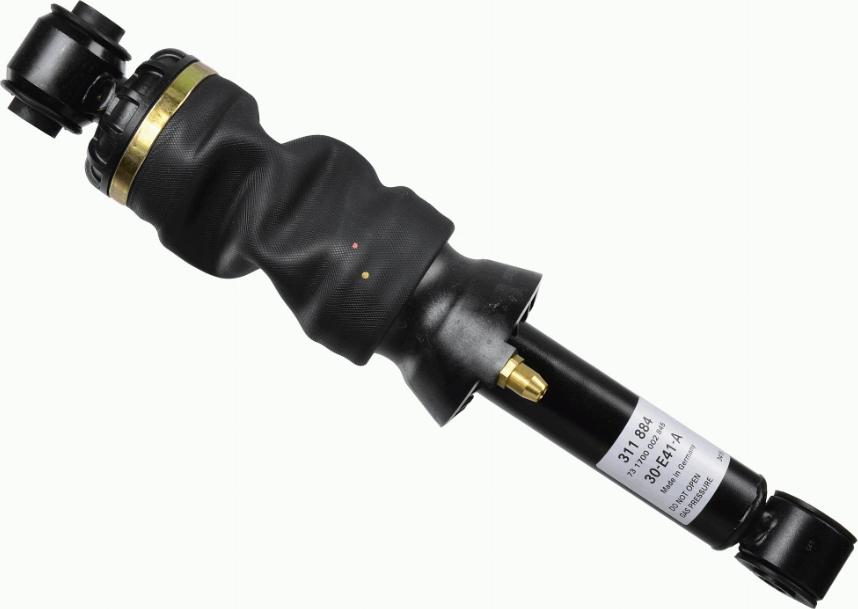 SACHS 311 884 - Shock Absorber, cab suspension car-mod.net