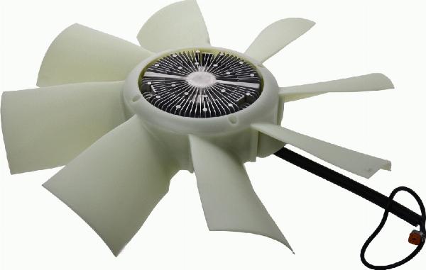 SACHS 2166 502 001 - Clutch, radiator fan car-mod.net