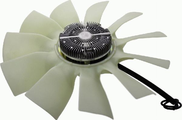 SACHS 2166 502 002 - Clutch, radiator fan car-mod.net