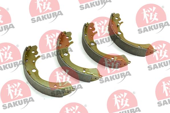 SAKURA 602-40-6640 - Drum Brake Shoe Set car-mod.net