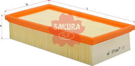 SAKURA A-2605 - Engine Air Filter car-mod.net