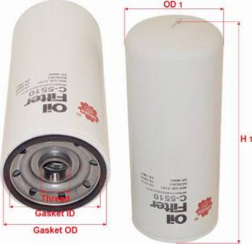SAKURA C-5510 - Oil Filter car-mod.net