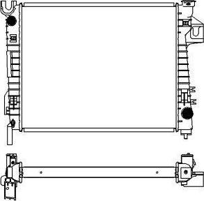 SAKURA Automotive 3132-1001 - Radiator, engine cooling car-mod.net