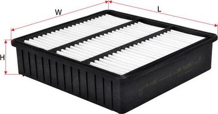 SAKURA Automotive A-1092 - Engine Air Filter car-mod.net