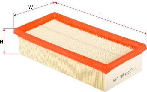 SAKURA Automotive A-1076 - Engine Air Filter car-mod.net