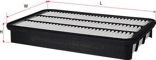 SAKURA Automotive A-1145 - Engine Air Filter car-mod.net
