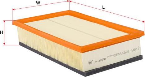 SAKURA Automotive A-31080 - Engine Air Filter car-mod.net