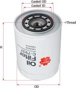SAKURA Automotive C-7937 - Oil Filter car-mod.net