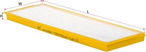 SAKURA Automotive CA-83020 - Filter, interior air car-mod.net