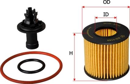 SAKURA Automotive EO-1103 - Oil Filter car-mod.net