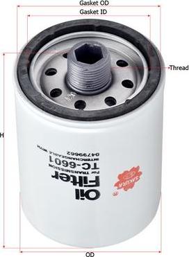 SAKURA Automotive TC-6601 - Hydraulic Filter, automatic transmission car-mod.net