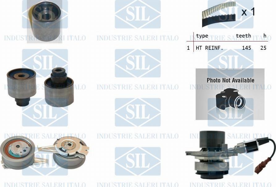 Saleri SIL K1PA1566V - Water Pump & Timing Belt Set car-mod.net