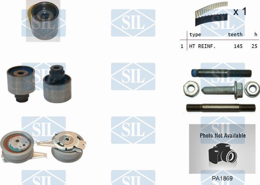 Saleri SIL K3PA1869 - Water Pump & Timing Belt Set car-mod.net