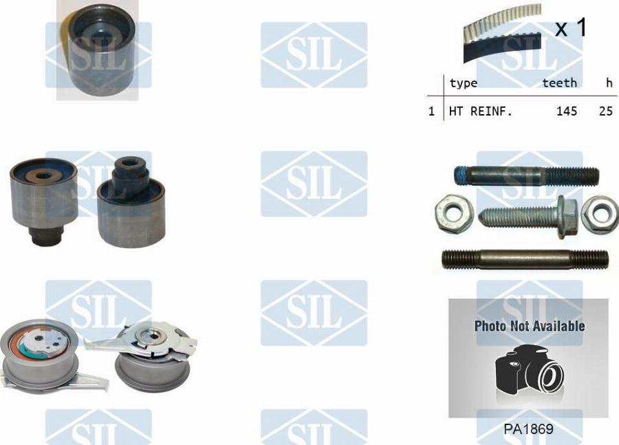 Saleri SIL K2PA1869 - Water Pump & Timing Belt Set car-mod.net