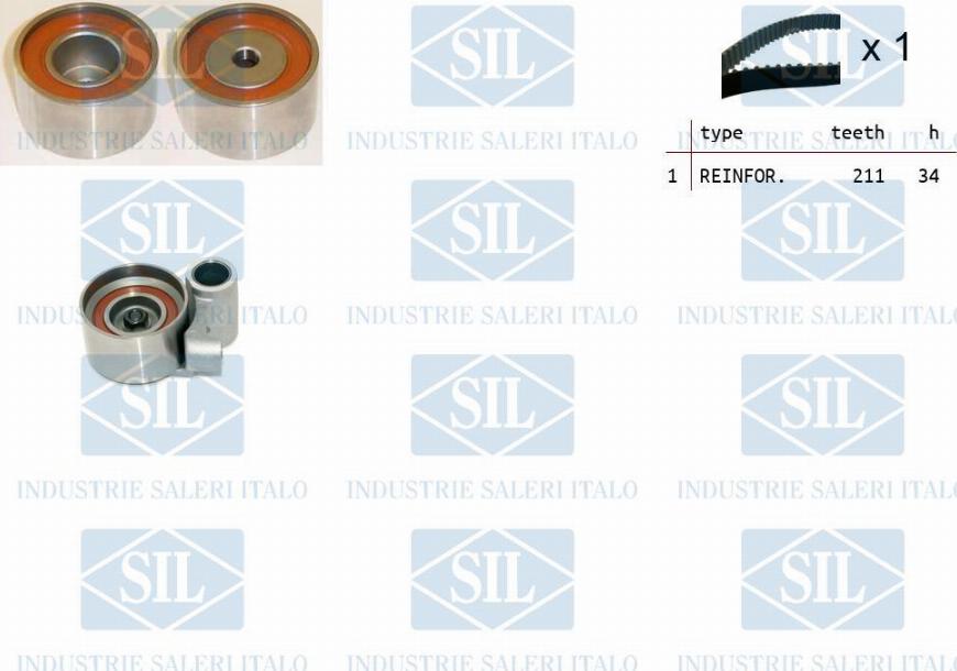 Saleri SIL TK1494 - Timing Belt Set car-mod.net