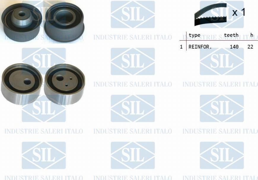 Saleri SIL TK1487 - Timing Belt Set car-mod.net