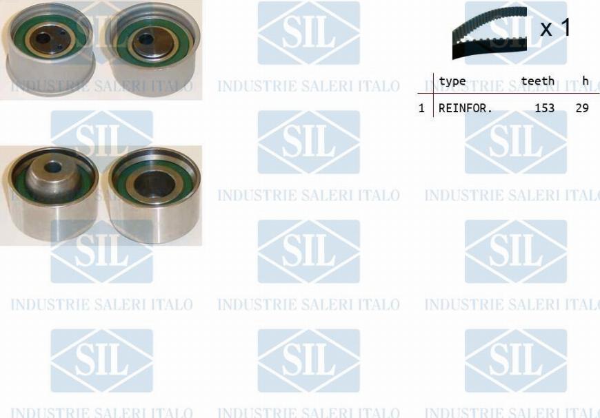 Saleri SIL TK1470 - Timing Belt Set car-mod.net