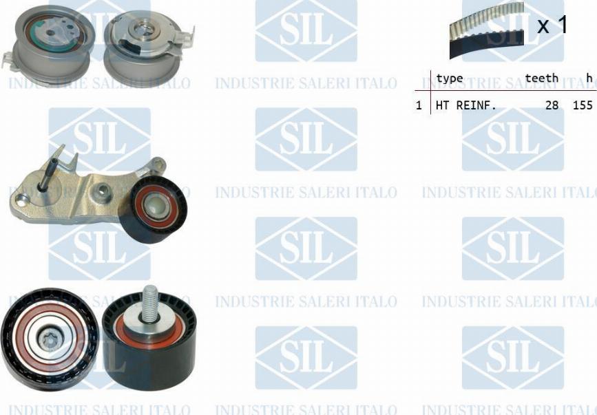 Saleri SIL TK1502 - Timing Belt Set car-mod.net