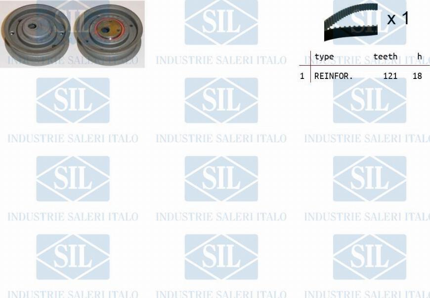 Saleri SIL TK1095 - Timing Belt Set car-mod.net