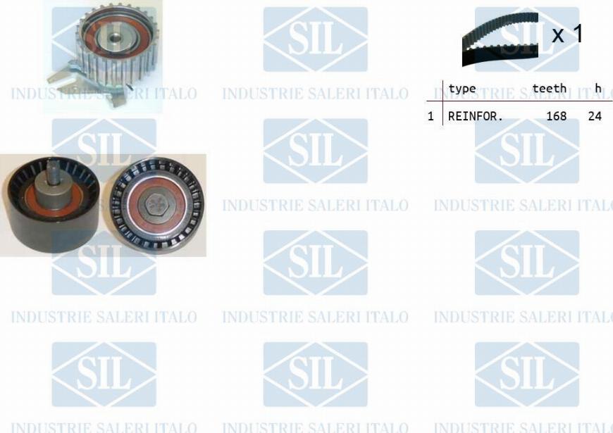 Saleri SIL TK1141 - Timing Belt Set car-mod.net