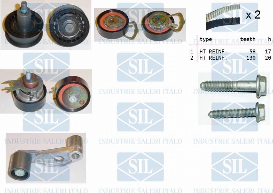 Saleri SIL TK1136 - Timing Belt Set car-mod.net