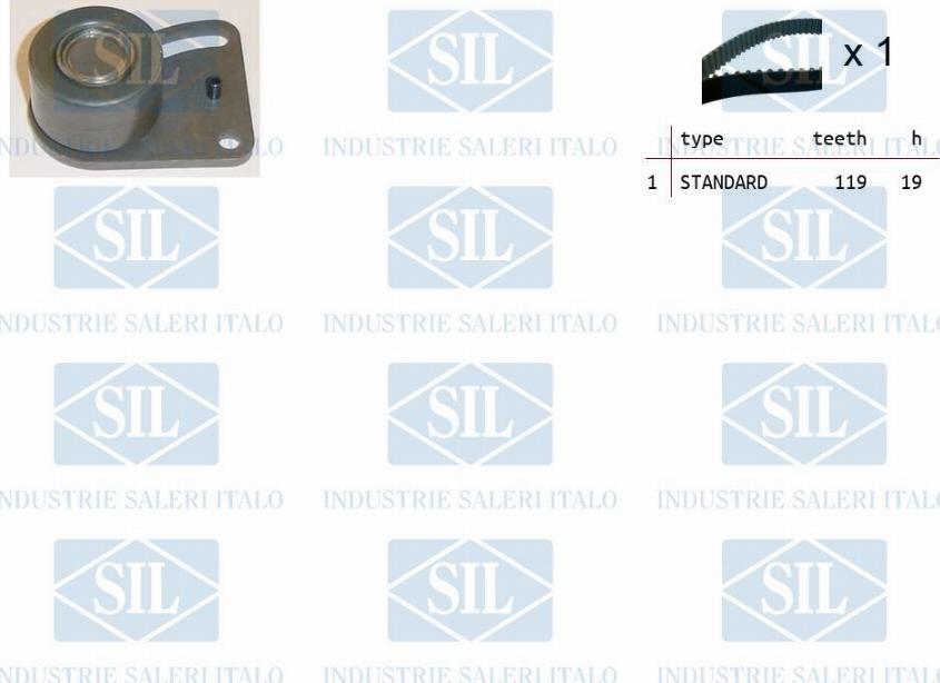 Saleri SIL TK1176 - Timing Belt Set car-mod.net