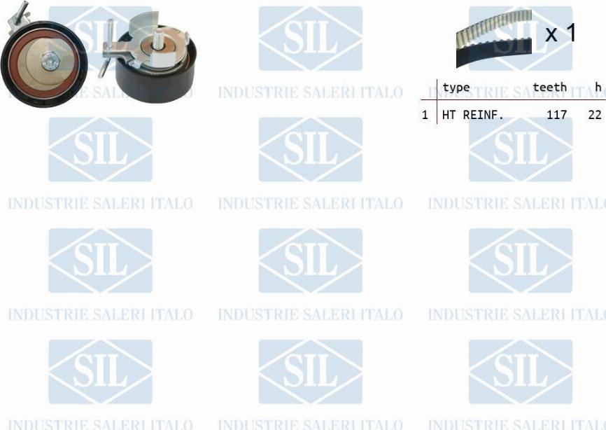 Saleri SIL TK1374 - Timing Belt Set car-mod.net