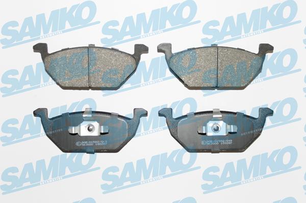 Samko 5SP668 - Brake Pad Set, disc brake car-mod.net