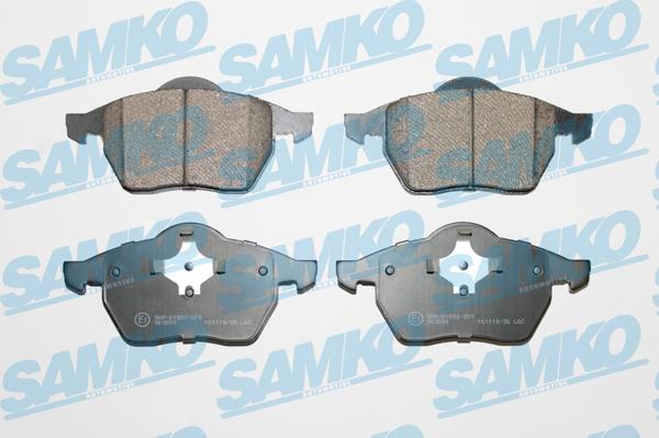 Samko 5SP639 - Brake Pad Set, disc brake car-mod.net